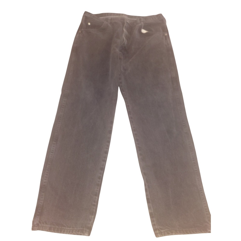 Wrangler Authentic Jeans Hero Mens 38x30 Black Straight Leg Denim Pants